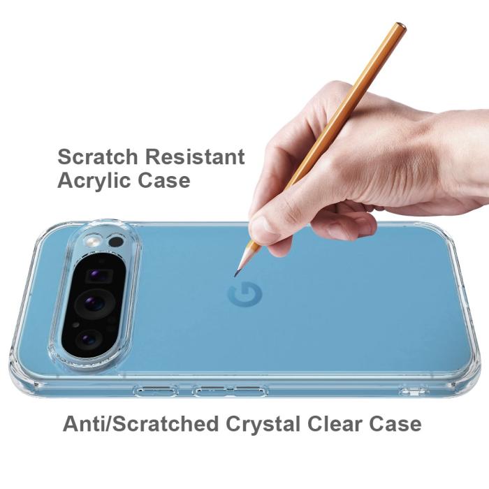 Bild 2,  Google Pixel 9 Pro XL Skal Shockproof TPU/Akryl Transparent - Teknikhallen.se