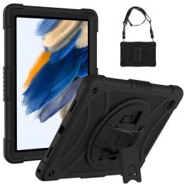  Galaxy Tab A8 Skal Hybrid Shockproof Kickstand Svart - Teknikhallen.se