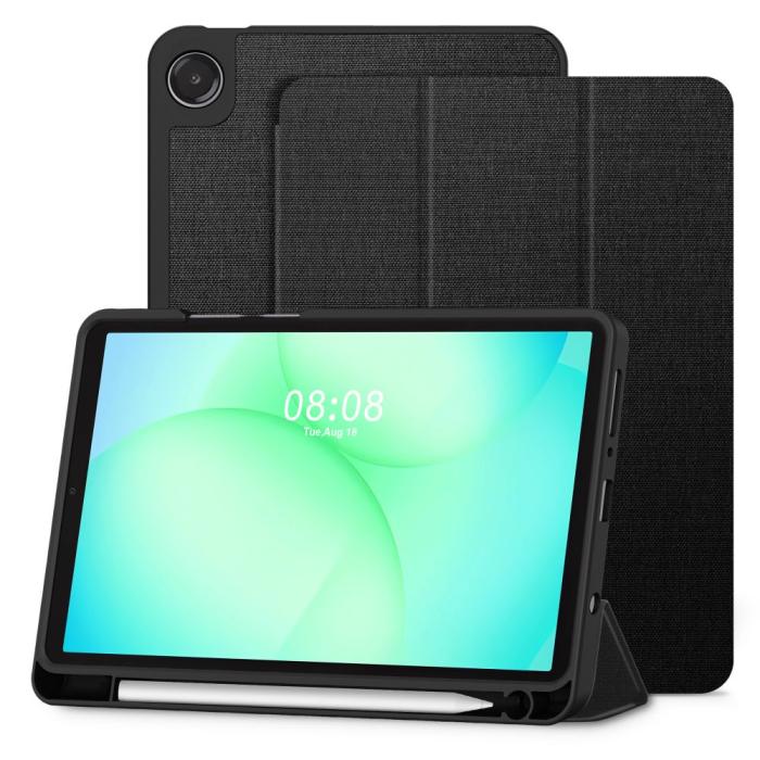 Bild 2, Tech-Protect Tech-Protect Galaxy Tab A11/A9 Fodral SC Canvas Obsidian Black - Teknikhallen.se