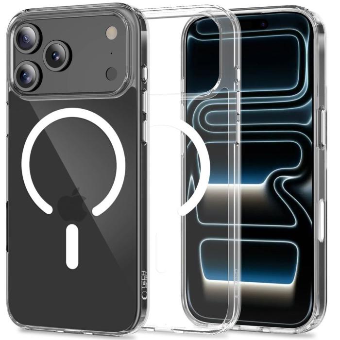 Bild 3, Tech-Protect Tech-Protect iPhone 17 Pro Skal MagSafe FlexAir Hybrid Clear - Teknikhallen.se