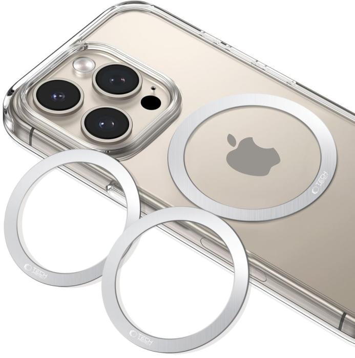 Bild 5, Tech-Protect Tech-Protect 2-PACK Magnetisk MagSafe Ring Silver - Teknikhallen.se