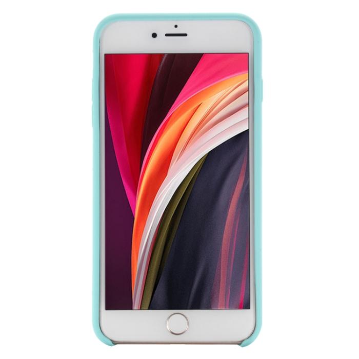 Bild 3,  iPhone 7/8/SE Skal Liquid Silikon Ljus Blå - Teknikhallen.se