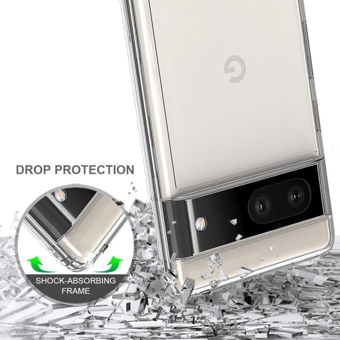 Bild 4,  Google Pixel 7 Skal Akryl/TPU Transparent - Teknikhallen.se