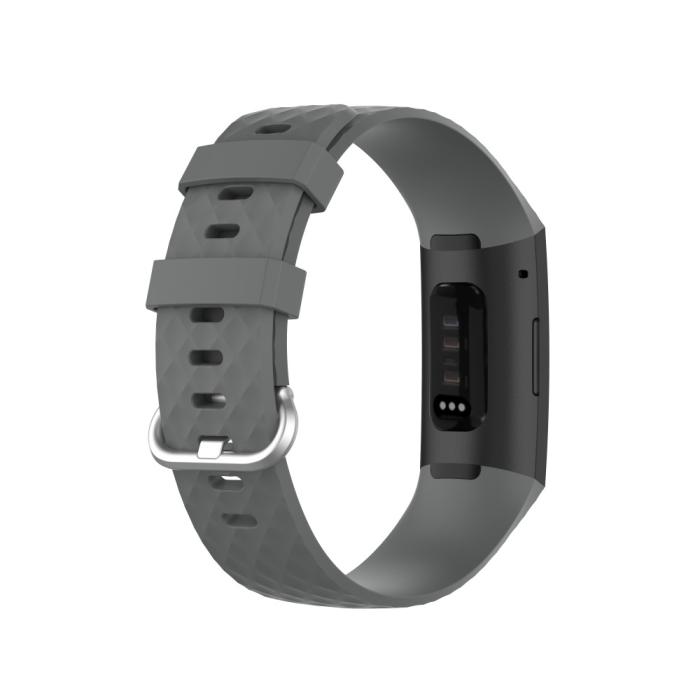Bild 3,  Armband Fitbit Charge 3 / 4 Grå - Teknikhallen.se