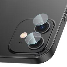  iPhone 12 / 12 Mini - MOCOLO Linsskydd I H&auml;rdat Glas - Teknikhallen.se