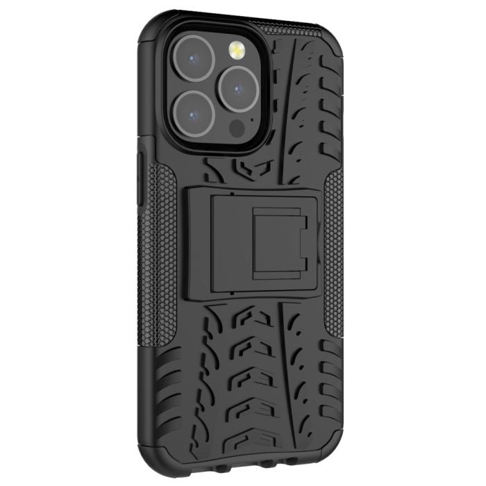 Bild 3,  iPhone 13 Pro - Ultimata Stöttåliga Skalet med Stöd - Svart - Teknikhallen.se