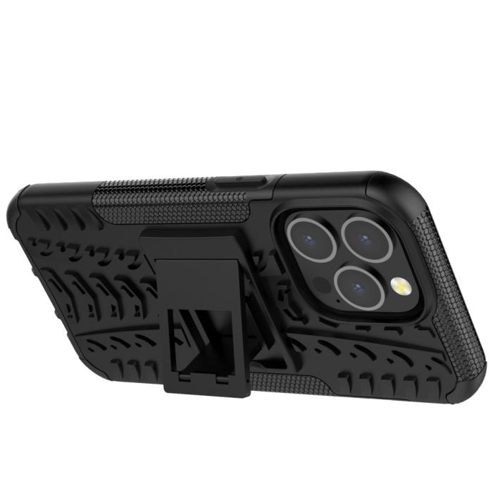 Bild 5,  iPhone 13 Pro - Ultimata Stöttåliga Skalet med Stöd - Svart - Teknikhallen.se