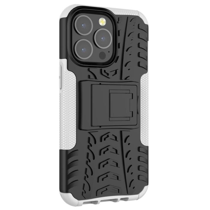 Bild 4,  iPhone 13 Pro - Ultimata Stöttåliga Skalet med Stöd - Vit - Teknikhallen.se