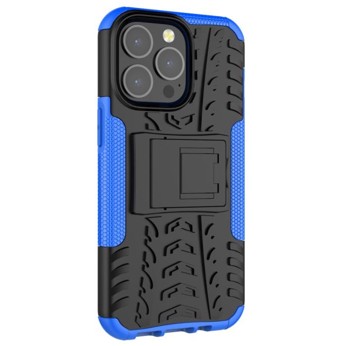 Bild 4,  iPhone 13 Pro - Ultimata Stöttåliga Skalet med Stöd - Blå - Teknikhallen.se