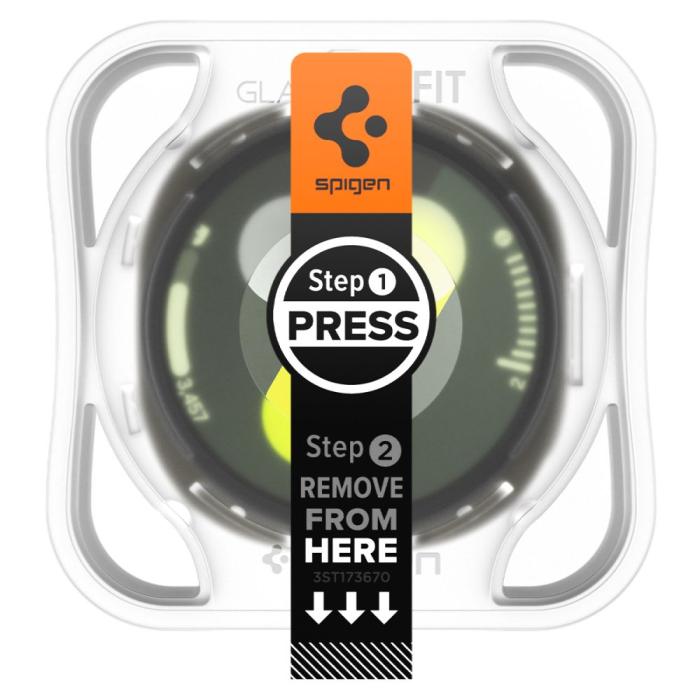 Bild 3, Spigen Spigen Galaxy Watch 8 44 mm 2-PACK Skärmskydd GLAS.tR 