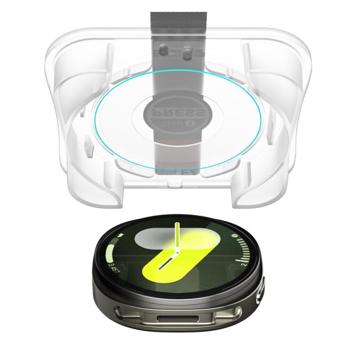 Bild 5, Spigen Spigen Galaxy Watch 8 44 mm 2-PACK Skärmskydd GLAS.tR 