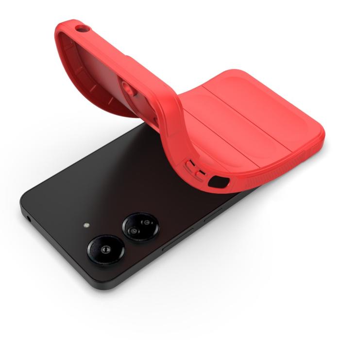 Bild 2,  Xiaomi Redmi 13C 4G Skal Magic Shield Röd - Teknikhallen.se