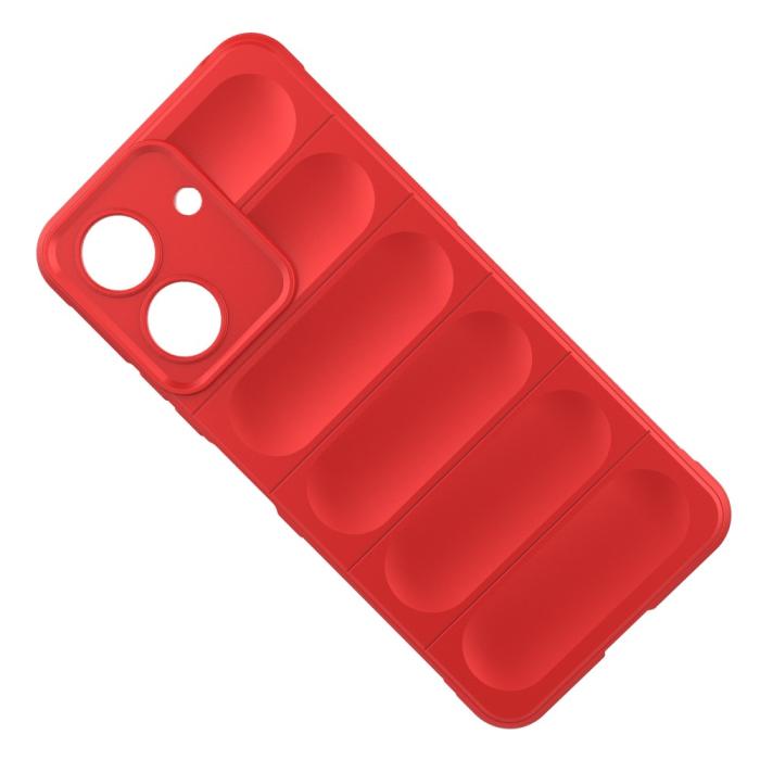 Bild 3,  Xiaomi Redmi 13C 4G Skal Magic Shield Röd - Teknikhallen.se