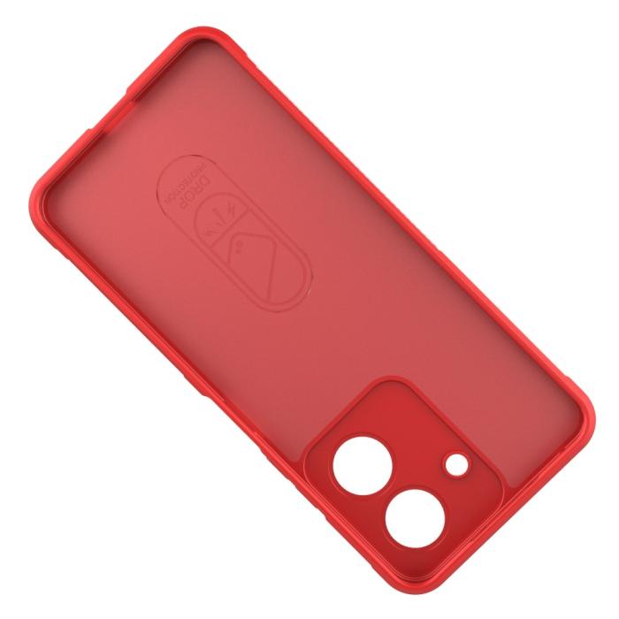 Bild 4,  Xiaomi Redmi 13C 4G Skal Magic Shield Röd - Teknikhallen.se
