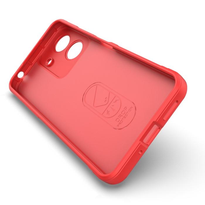 Bild 6,  Xiaomi Redmi 13C 4G Skal Magic Shield Röd - Teknikhallen.se
