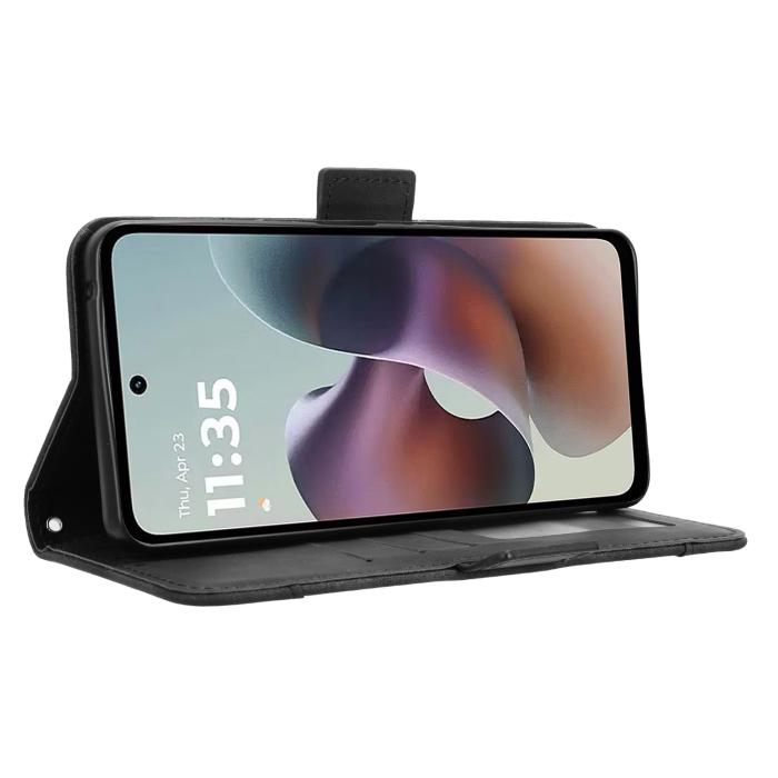 Bild 6,  Motorola Moto G56 5G Fodral Med Avtagbart Kortfack Svart - Teknikhallen.se