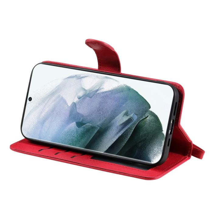 Bild 6,  Samsung Galaxy S22 Ultra Fodral 2in1 Magnet Röd - Teknikhallen.se
