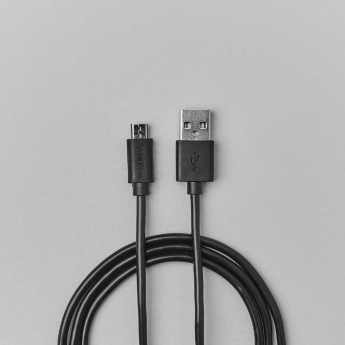 Bild 5, Smartline Smartline 3m Lightning MFi Laddningskabel Svart - Teknikhallen.se