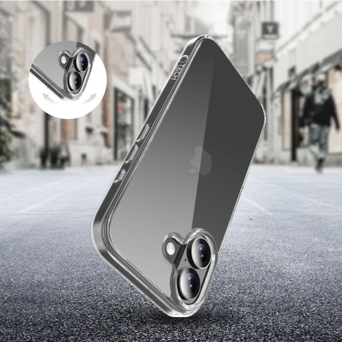 Bild 4, Tech-Protect Tech-Protect iPhone 17 Skal FlexAir Hybrid Transparent - Teknikhallen.se