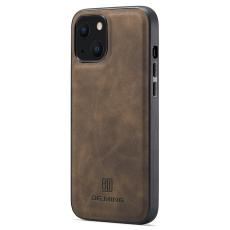DG.MING DG.MING iPhone 14 Skal L&auml;derbelagt M&ouml;rk Brun - Teknikhallen.se
