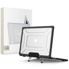 Tech-Protect Tech-Protect MacBook Air 13 2025-2023 Skal SmartShell Black/Clear - Teknikhallen.se