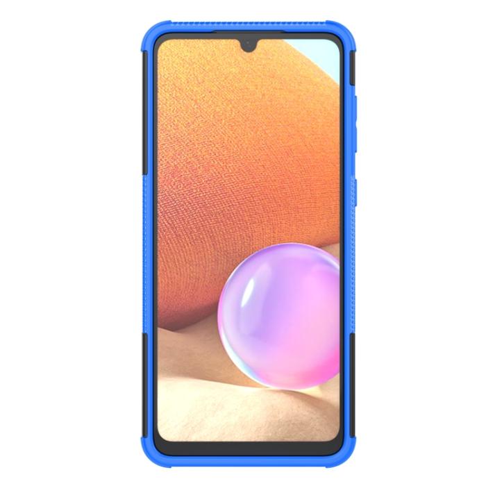Bild 4,  Samsung Galaxy A33 5G Skal Stöttåligt med Stöd Blå - Teknikhallen.se