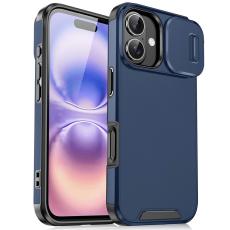  iPhone 17 Skal Hybrid Armor CamCover Bl&aring; - Teknikhallen.se