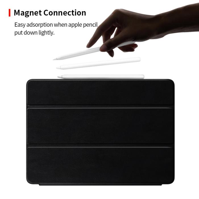 Bild 5,  iPad Air 2026-2020 / Pro 11 2018 2in1 Magnet Tri-Fold Fodral - Teknikhallen.se
