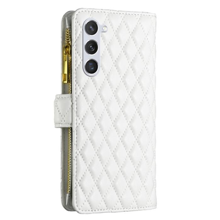 Bild 6,  Samsung Galaxy S24 Fodral Diamond Multifunktionell Vit - Teknikhallen.se