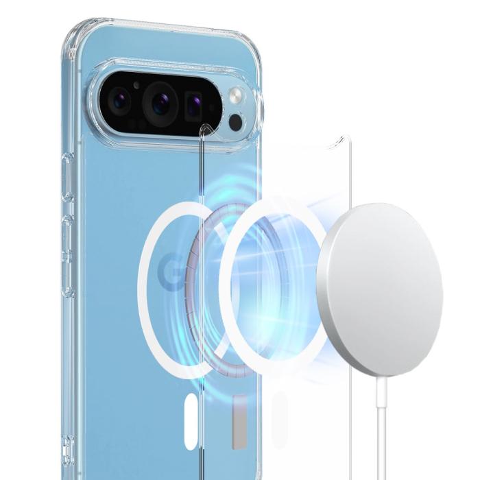 Bild 2,  Google Pixel 9 Pro XL Skal MagSafe TPU/Akryl Transparent - Teknikhallen.se