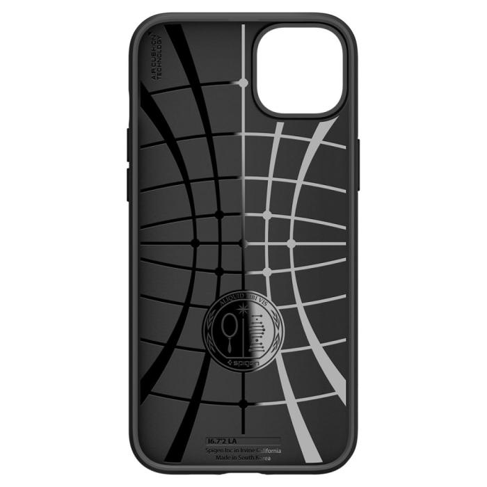 Bild 4, Spigen Spigen iPhone 14 Skal Liquid Air Matt Svart - Teknikhallen.se