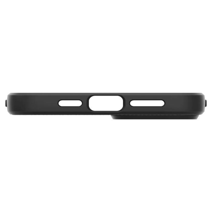 Bild 6, Spigen Spigen iPhone 14 Skal Liquid Air Matt Svart - Teknikhallen.se
