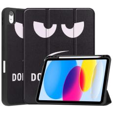  iPad 11 2025 / 10.9 2022 Fodral Tri-Fold Pennh&aring;llare Dont Touch - Teknikhallen.se