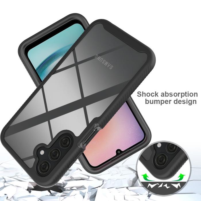 Bild 5,  Samsung Galaxy A25 5G 360° Shockproof Hybrid Skal Svart - Teknikhallen.se