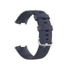  Armband Fitbit Charge 3 / 4 M&ouml;rk Bl&aring; - Teknikhallen.se