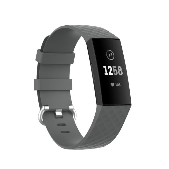 Bild 5,  Armband Fitbit Charge 3 / 4 Grå - Teknikhallen.se