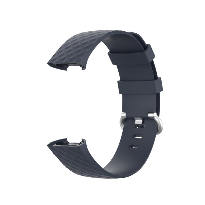 Bild 2,  Armband Fitbit Charge 3 / 4 Mörk Blå - Teknikhallen.se