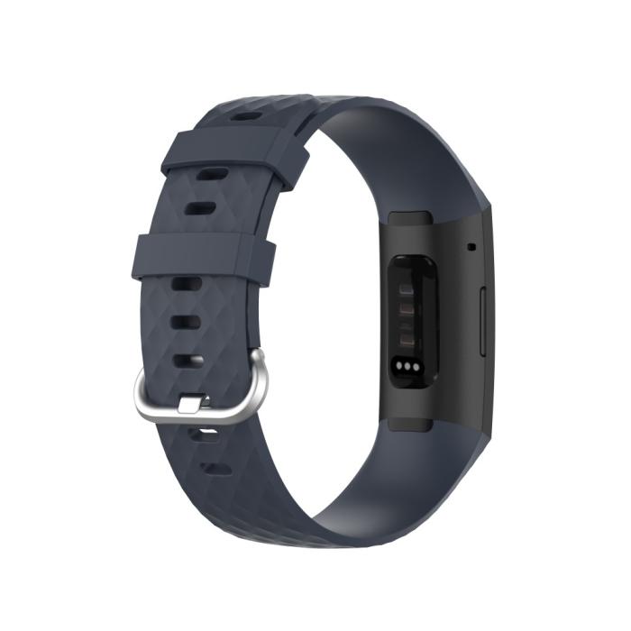 Bild 3,  Armband Fitbit Charge 3 / 4 Mörk Blå - Teknikhallen.se