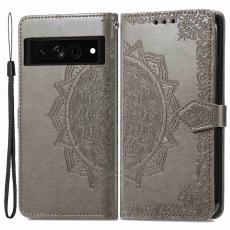  Google Pixel 7 Fodral Mandala L&auml;der Gr&aring; - Teknikhallen.se