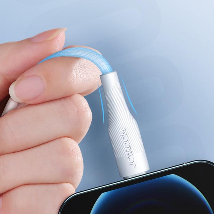 Bild 4, JOYROOM Joyroom 20W 1.2m Lightning - USB-C PD Snabbladdare - Vit - Teknikhallen.se