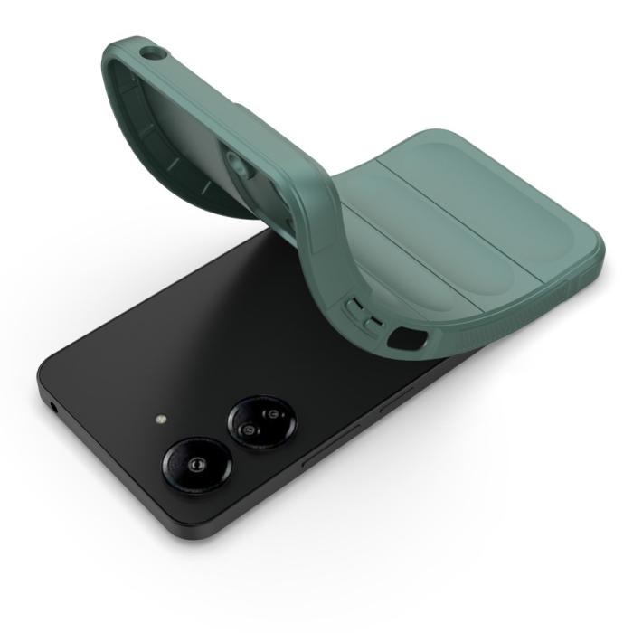 Bild 2,  Xiaomi Redmi 13C 4G Skal Magic Shield Grön - Teknikhallen.se