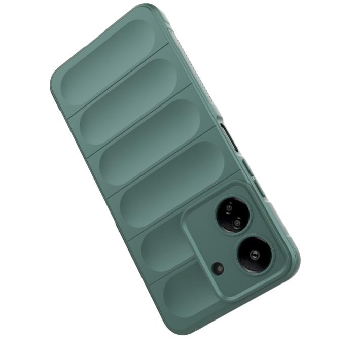 Bild 4,  Xiaomi Redmi 13C 4G Skal Magic Shield Grön - Teknikhallen.se