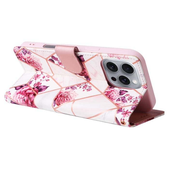 Bild 4,  iPhone 16 Pro Max Fodral Marmor Tryck Rosa - Teknikhallen.se