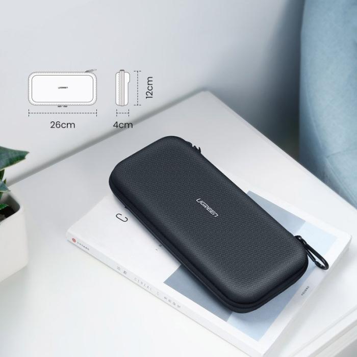 Bild 5, UGREEN Ugreen Nintendo Switch Förvaringsväska Svart - Teknikhallen.se