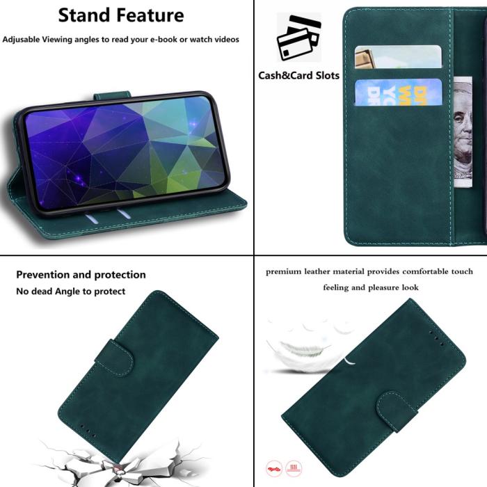 Bild 4,  Samsung Galaxy S23 FE Fodral Läder Grön - Teknikhallen.se