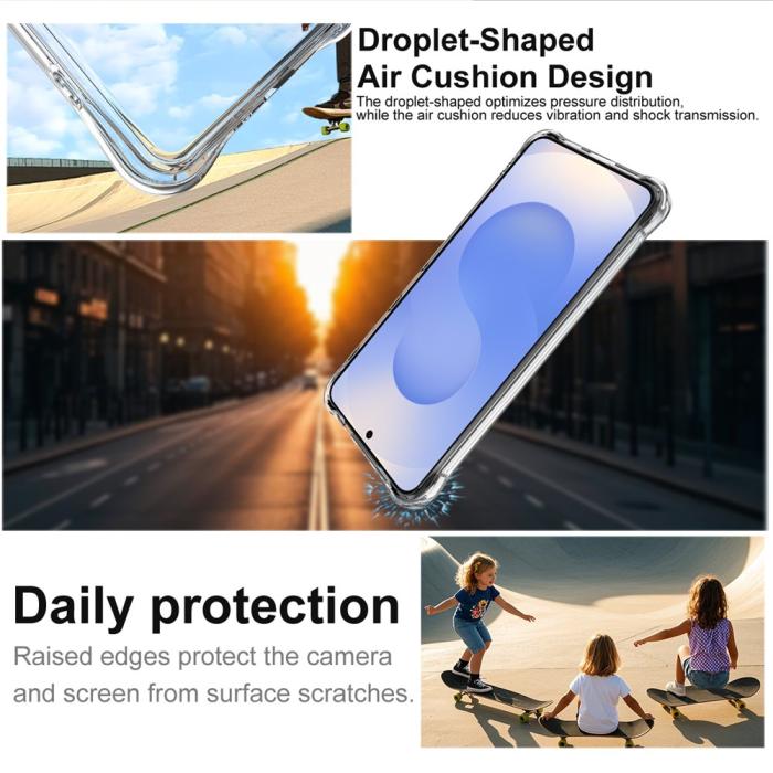 Bild 4, IMAK IMAK Galaxy S26 Skal TPU Shockproof Airbag Transparent - Teknikhallen.se