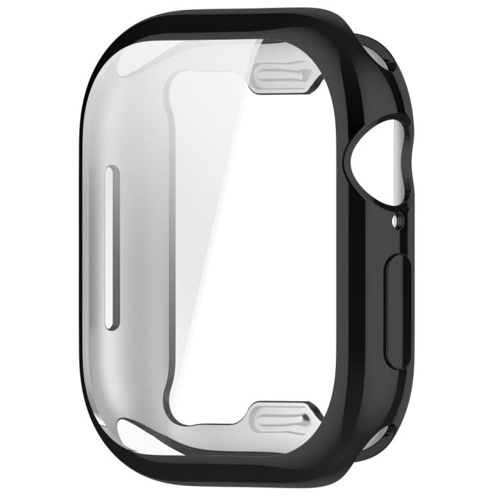 Bild 2,  Apple Watch 10 42 mm Skal Heltäckande TPU Svart - Teknikhallen.se