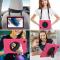  Galaxy Tab A8 Skal Hybrid Shockproof Kickstand Rosa - Teknikhallen.se