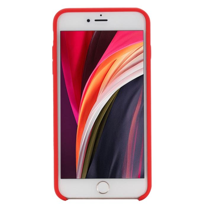 Bild 3,  iPhone 7/8/SE Skal Liquid Silikon Röd - Teknikhallen.se