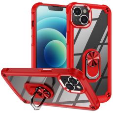  iPhone 15 Plus Skal Ring Shockproof Hybrid R&ouml;d - Teknikhallen.se
